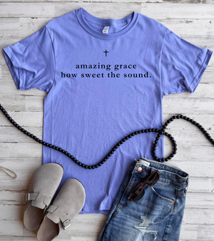 Amazing Grace Tee - 5 Colors - FLASH SALE - PREORDER