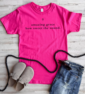 Amazing Grace Tee - 5 Colors - FLASH SALE - PREORDER
