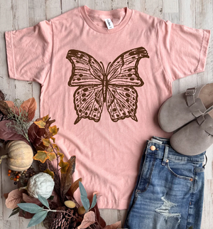Boho Butterfly Tee - 3 Colors - FLASH SALE - PREORDER