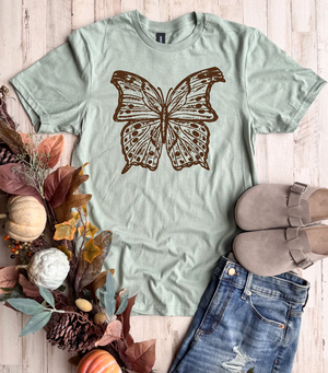 Boho Butterfly Tee - 3 Colors - FLASH SALE - PREORDER