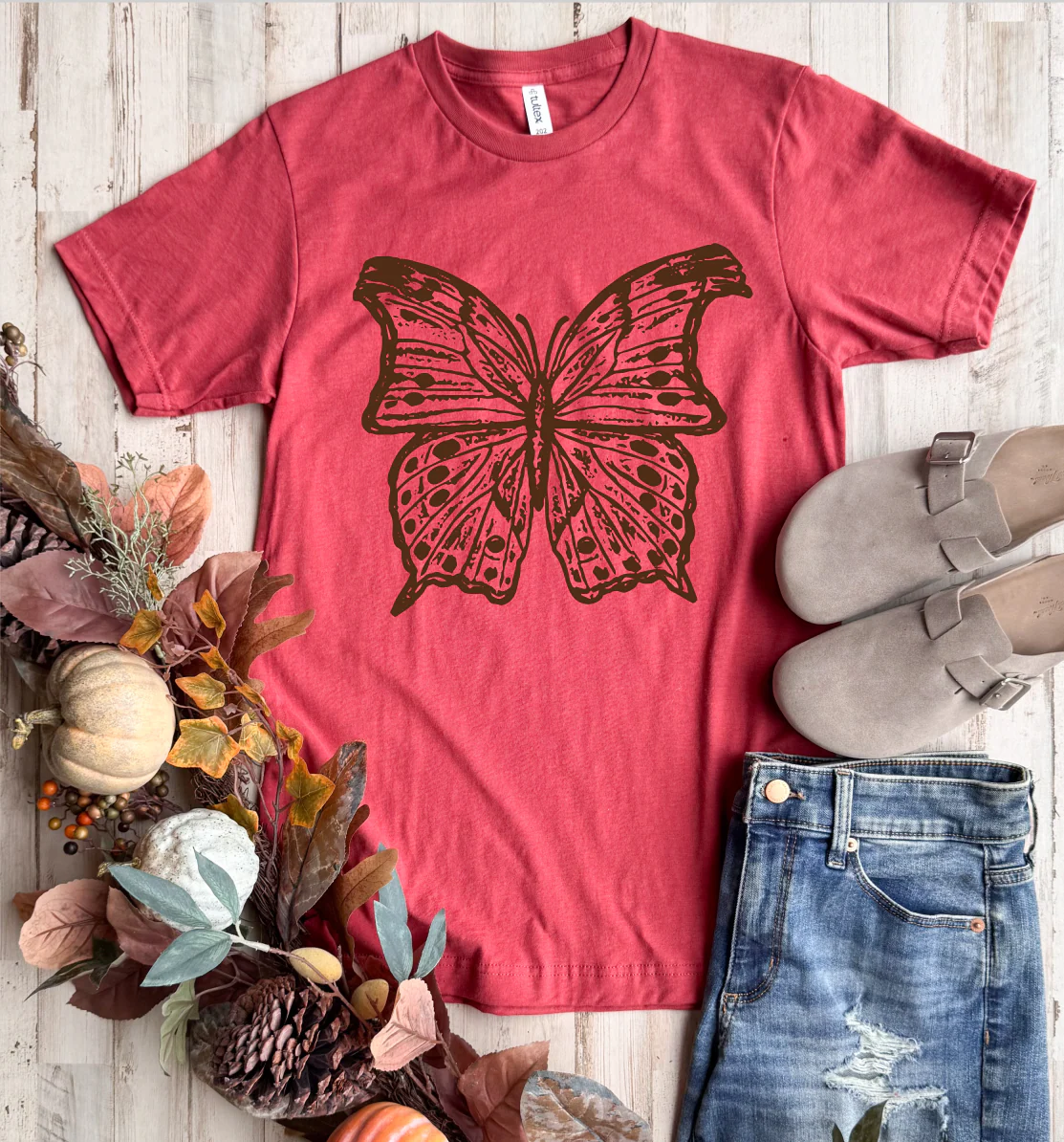 Boho Butterfly Tee - 3 Colors - FLASH SALE - PREORDER