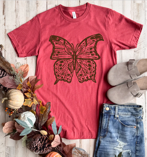 Boho Butterfly Tee - 3 Colors - FLASH SALE - PREORDER