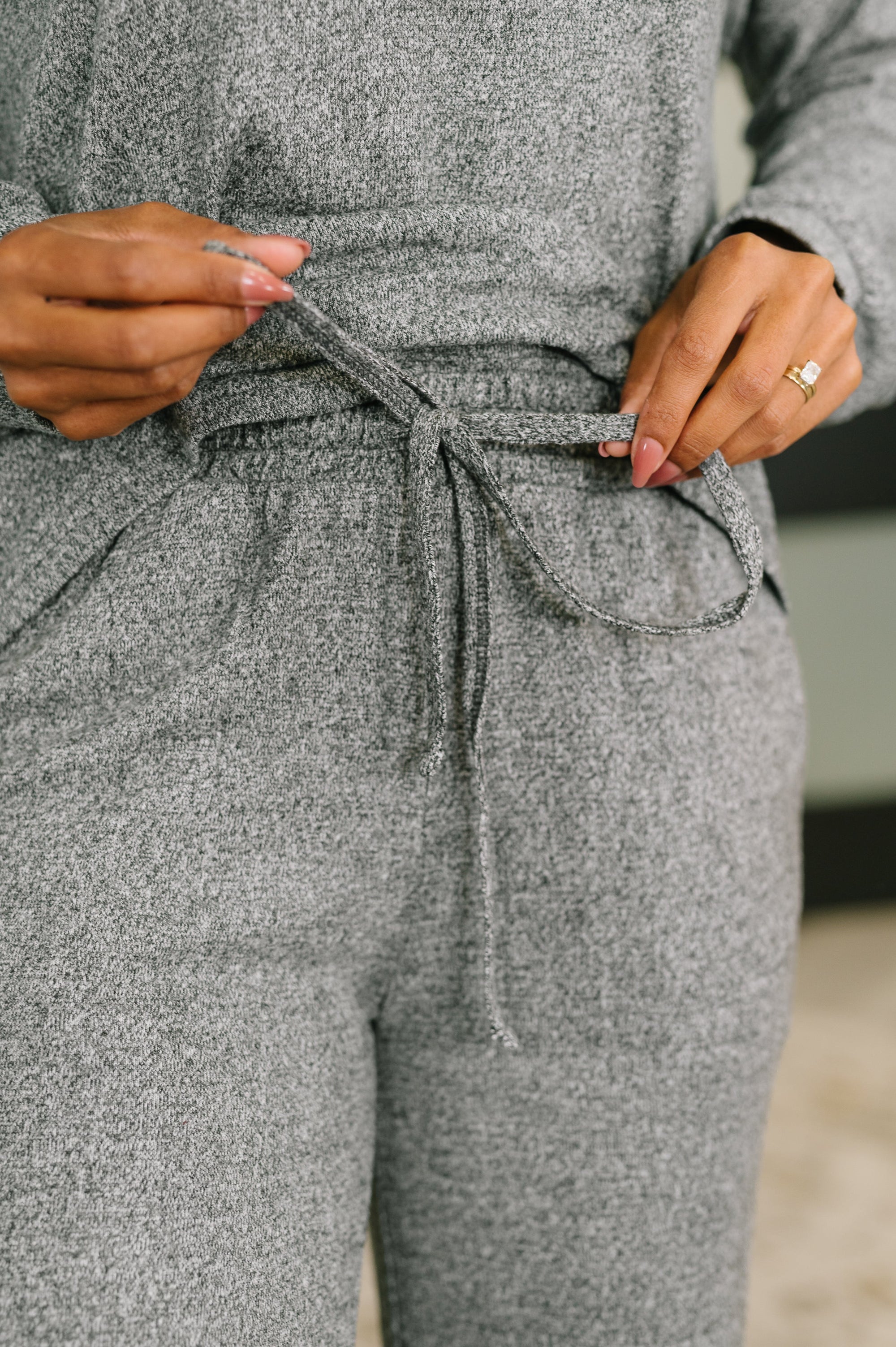 Seasonal Snooze Top and Bottom Set in Black - STB Boutique