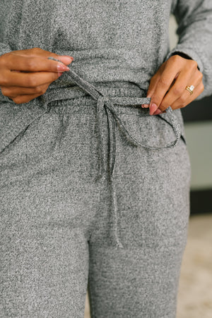 Seasonal Snooze Top and Bottom Set in Black - STB Boutique