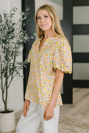 Seven Days a Week Balloon Sleeve Blouse (SM-3X) - STB Boutique