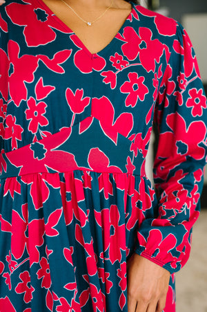 She's Just the Girl for Me V-Neck Dress (SM-3X)