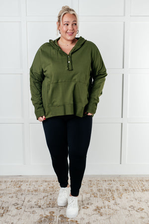 Simple Snug Snap Hooded Pullover (SM-3X) - STB Boutique
