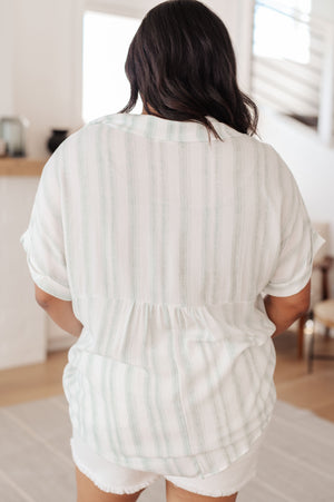 So Far Away Striped Top - STB Boutique