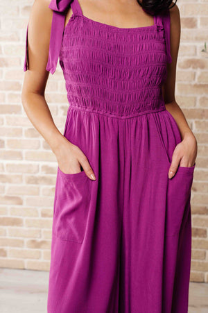Social Graces Wide Leg Jumpsuit (SM-3X) - STB Boutique