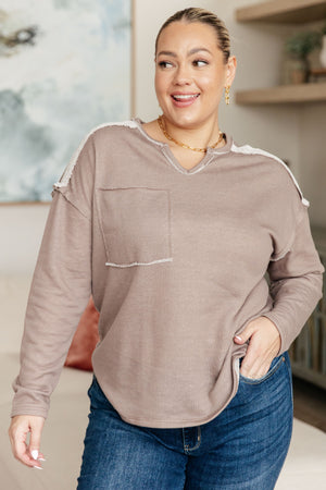 Spring In My Step V-Neck Pullover (SM-3X)