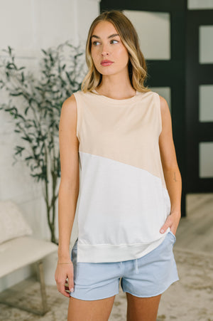 Steady Increase Color Block Sleeveless Top (SM-3X)