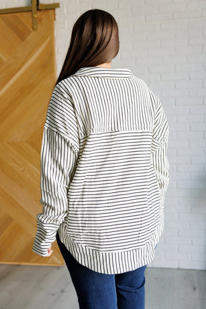 Striped Serendipity Pullover (SM-3X)