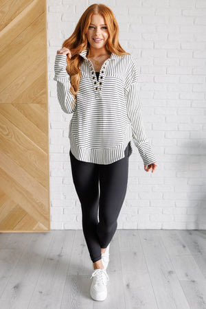 Striped Serendipity Pullover (SM-3X)