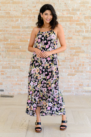 Sunny Side of Life Halter Top Dress (SM-3X) - STB Boutique