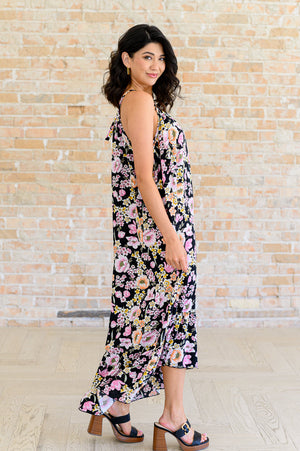 Sunny Side of Life Halter Top Dress (SM-3X) - STB Boutique