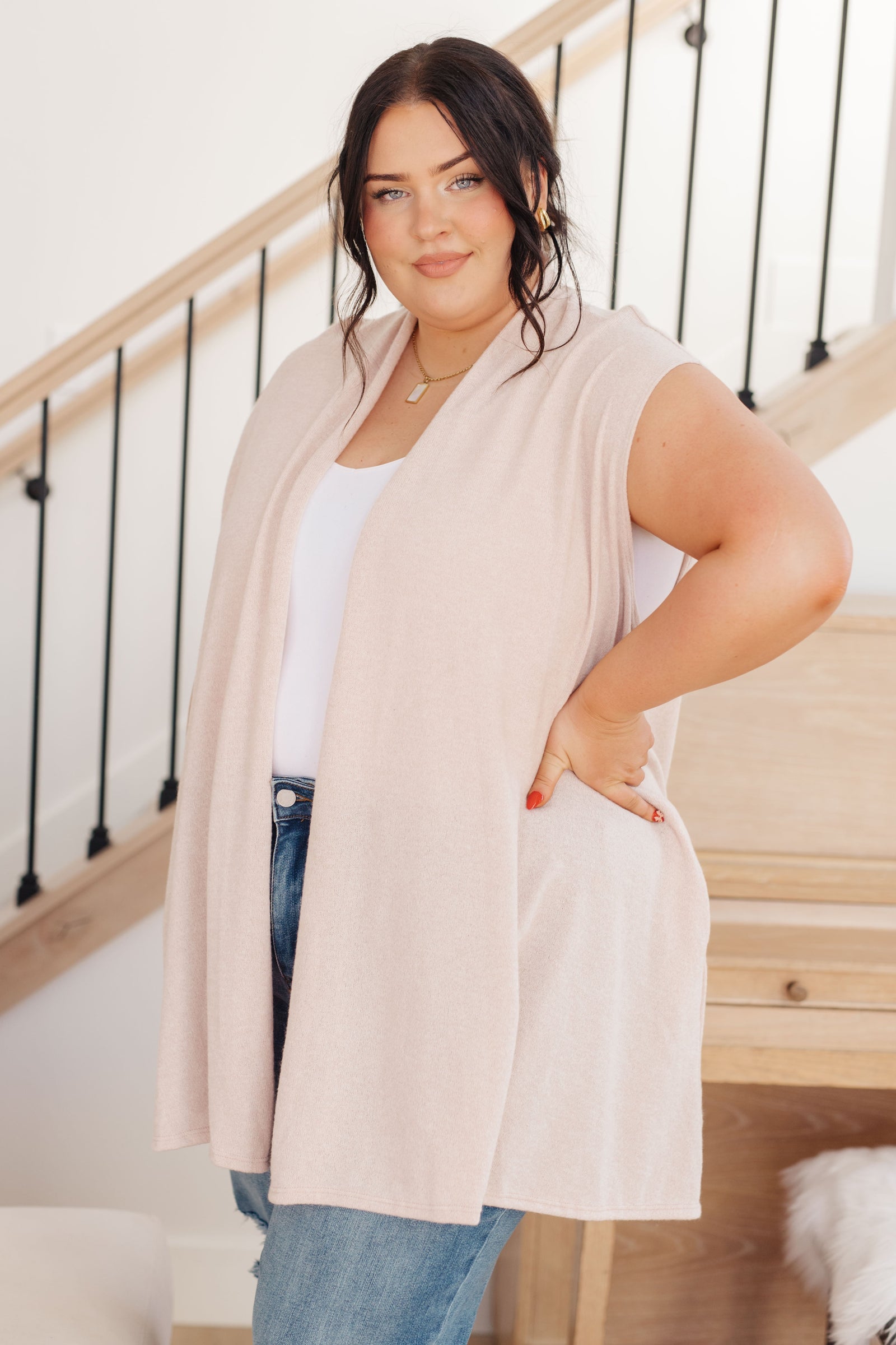 Surely a Win Sleeveless Cardigan - STB Boutique
