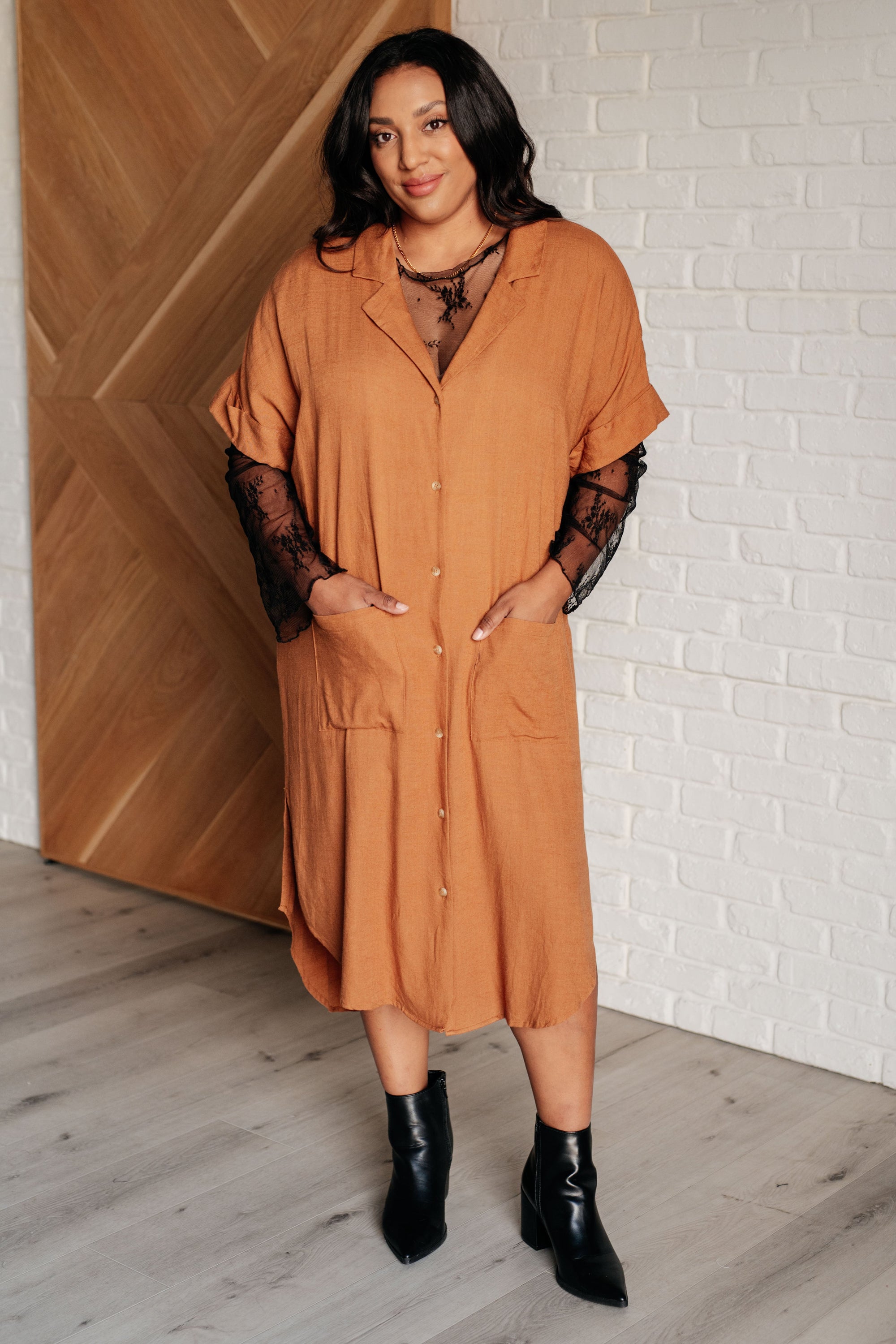 Sure to Be Great Shirt Dress (SM-3X)