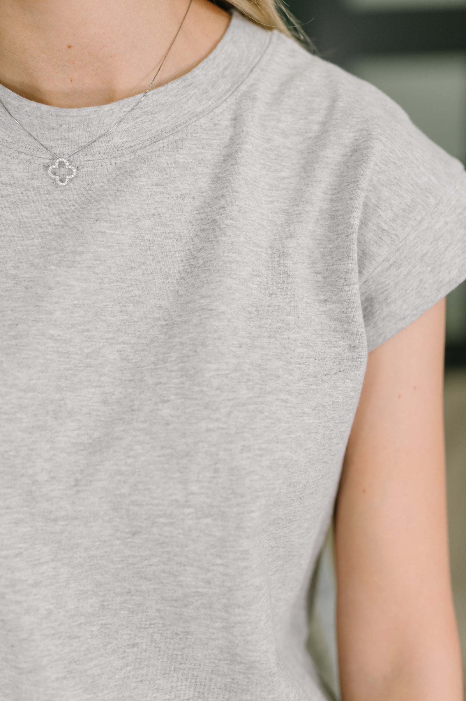 Sweet Like That Casual Dress in Heather Grey (SM-3X)