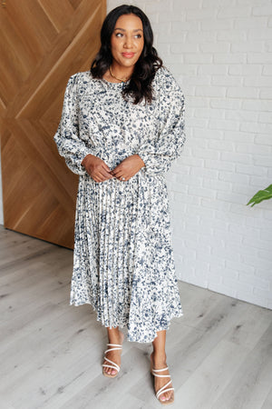 Tea Time Pleated Dress (SM-2X)