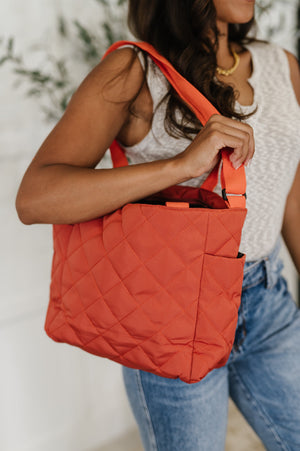 There She Goes Bag in Tomato - STB Boutique