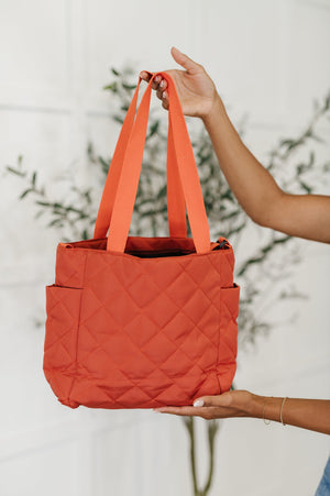 There She Goes Bag in Tomato - STB Boutique
