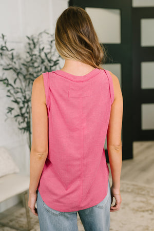 Thread Theory Round Neck Tank in Pink (SM-3X)