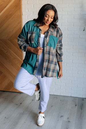 Tied for Time Thermal Plaid Button Up (SM-2X)