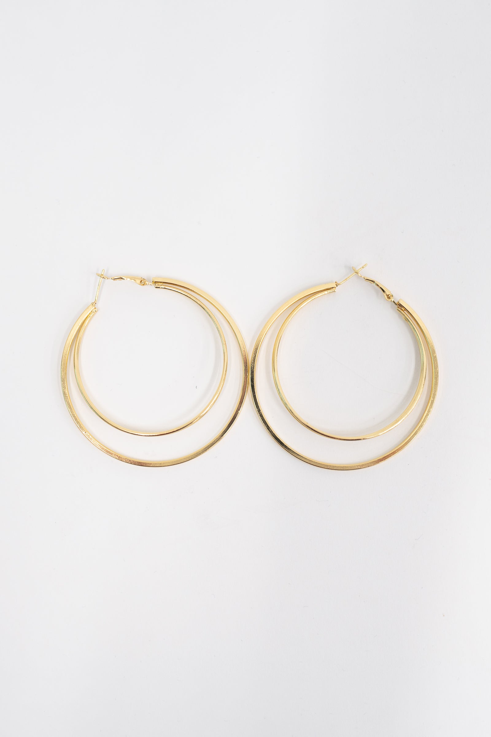 Two's a Party Double Hoop Earrings