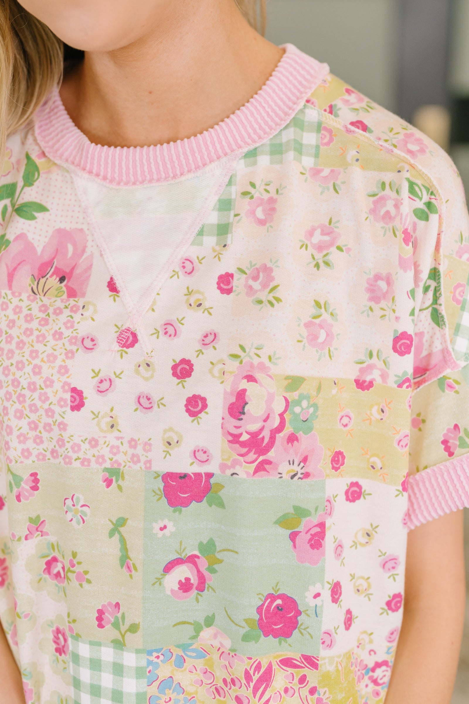 Until Tomorrow Patchwork Relaxed Tee (SM-3X)
