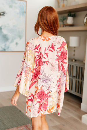 Vacay Season Bell Sleeve Kimono (SM-3X) - STB Boutique