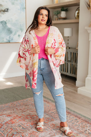 Vacay Season Bell Sleeve Kimono (SM-3X) - STB Boutique