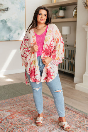 Vacay Season Bell Sleeve Kimono (SM-3X) - STB Boutique