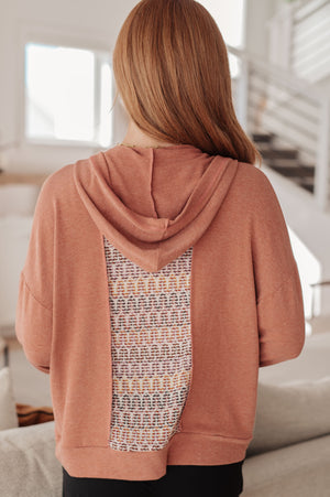 Wave Hello Mixed Print Hoodie (SM-3X) - STB Boutique