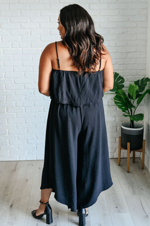 When All is Said and Done Spaghetti Strap Jumpsuit (SM-3X) - STB Boutique
