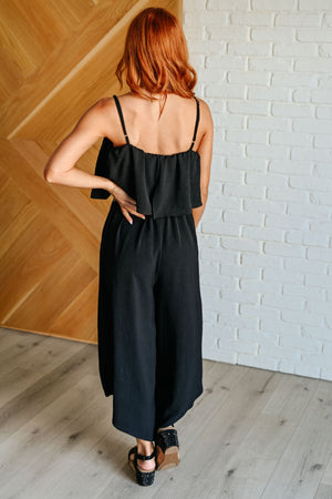When All is Said and Done Spaghetti Strap Jumpsuit (SM-3X) - STB Boutique