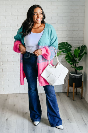 When We're Grooving Open Front Cardigan - STB Boutique