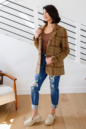 World Class Plaid Blazer (SM-3X)