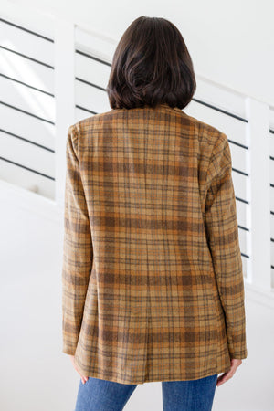 World Class Plaid Blazer (SM-3X)