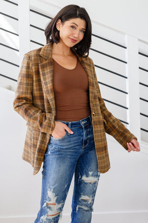 World Class Plaid Blazer (SM-3X)