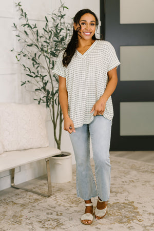 You Just Get It V-Neck Top (SM-3X) - STB Boutique