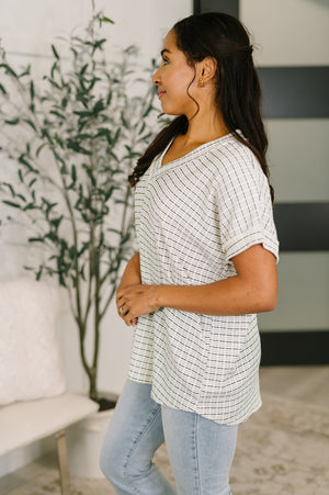 You Just Get It V-Neck Top (SM-3X) - STB Boutique