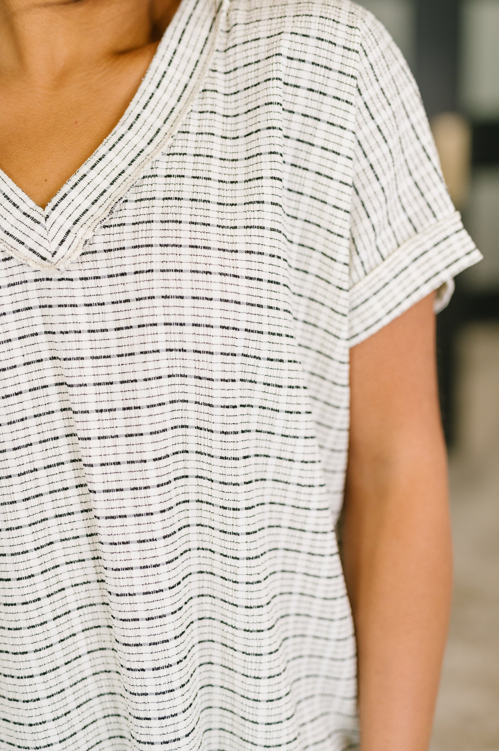 You Just Get It V-Neck Top (SM-3X)