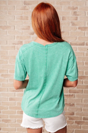 You're No Fun Top In Green - STB Boutique