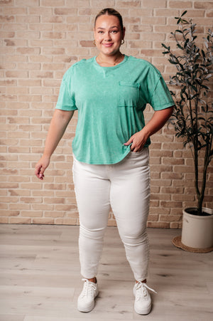 You're No Fun Top In Green - STB Boutique