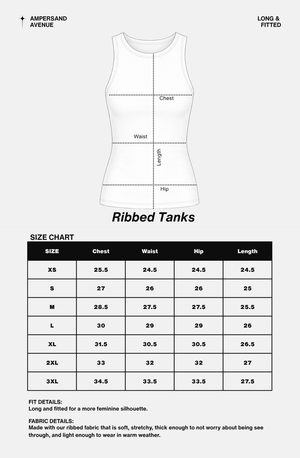 Ribbed Tank - BBQ Babe