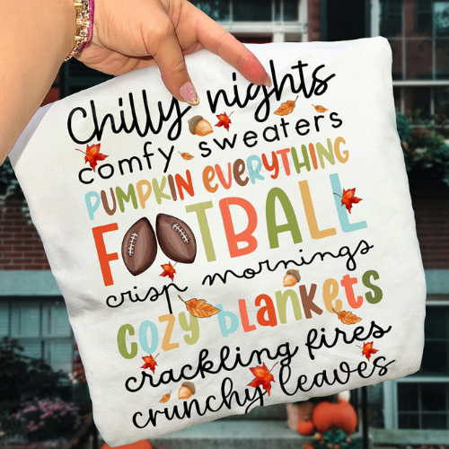 Chilly Fall Nights List Tee - Preorder