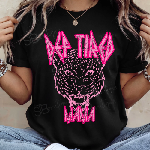 Def Tired Mama Black Tee - Preorder