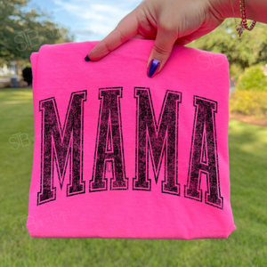 Distressed Mama Tee - Preorder - STB Boutique