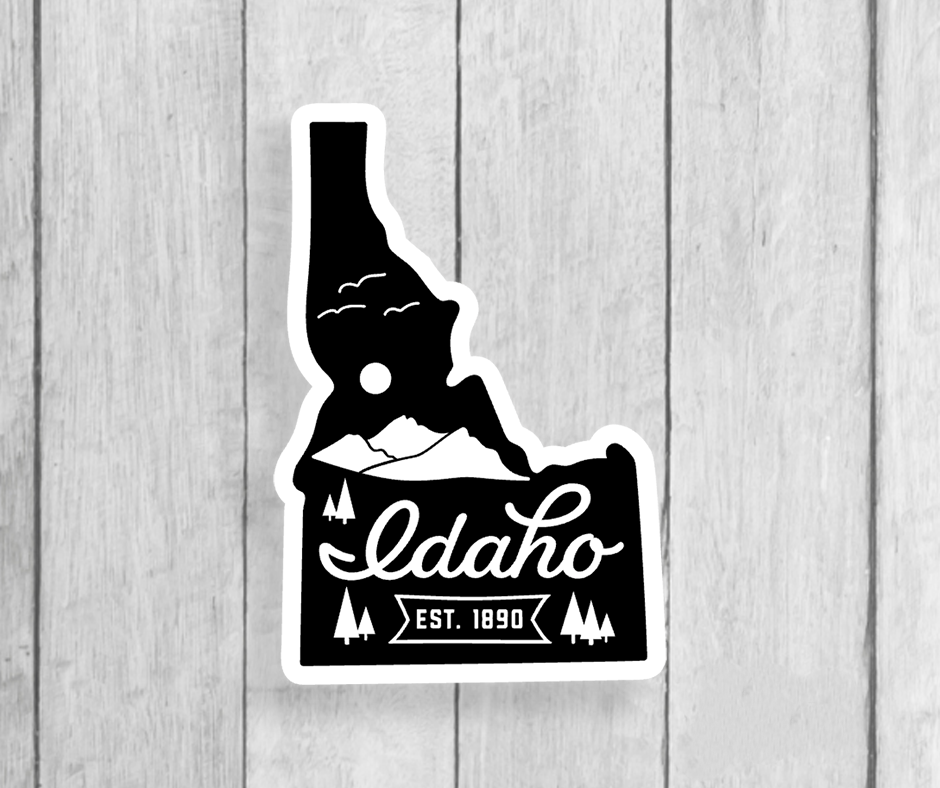 Idaho Est Sticker