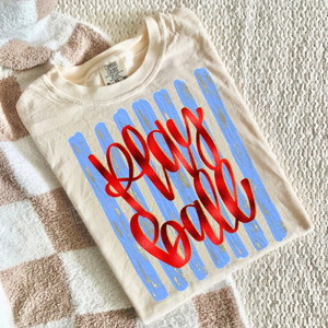 Faux Metallic Play Ball Tee - Preorder - STB Boutique